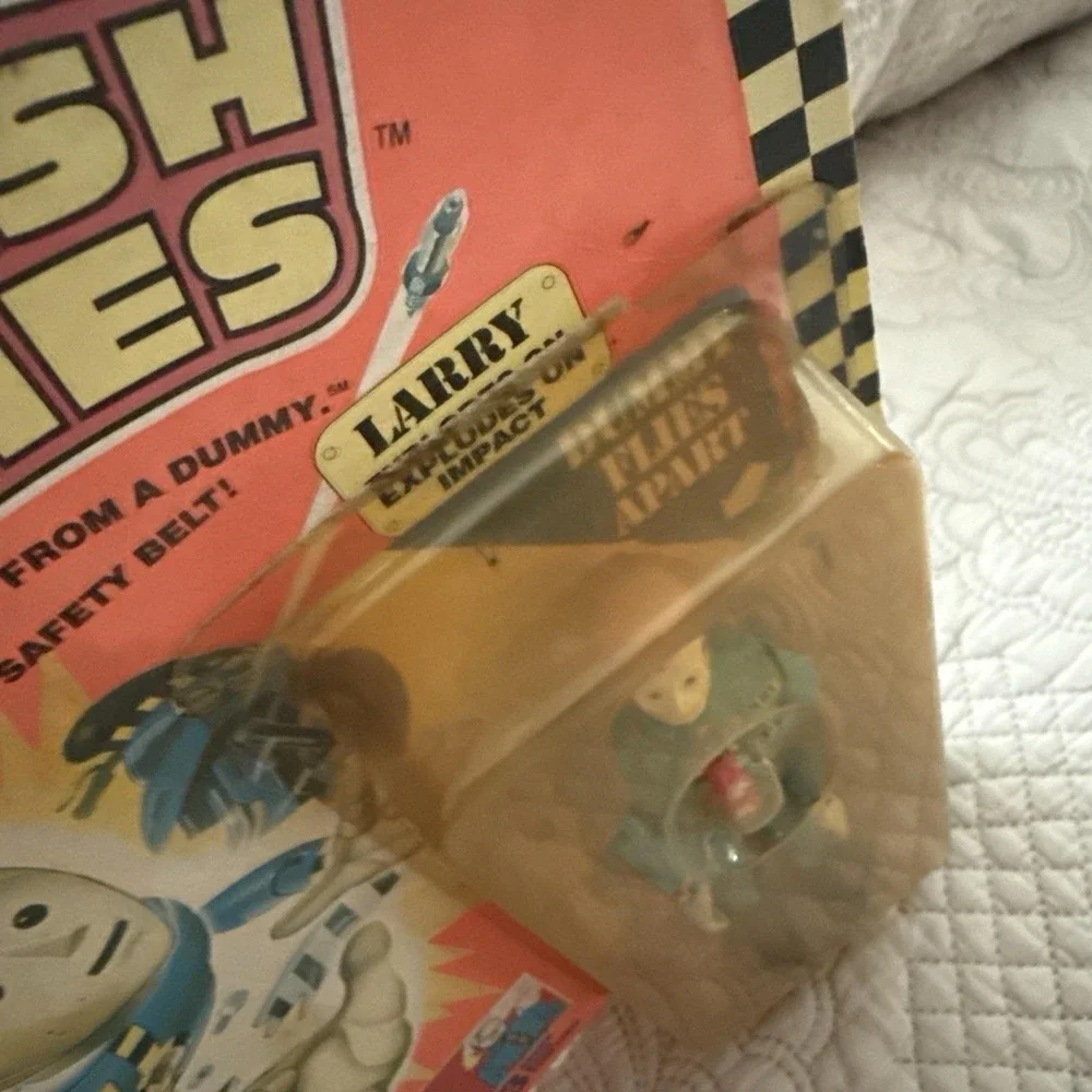 Vintage 1991 Tyco The Crash Test Dummies LARRY Action Figure - New On Card